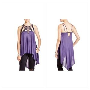 NWOT Free People Vision Quest Embellished Tunic